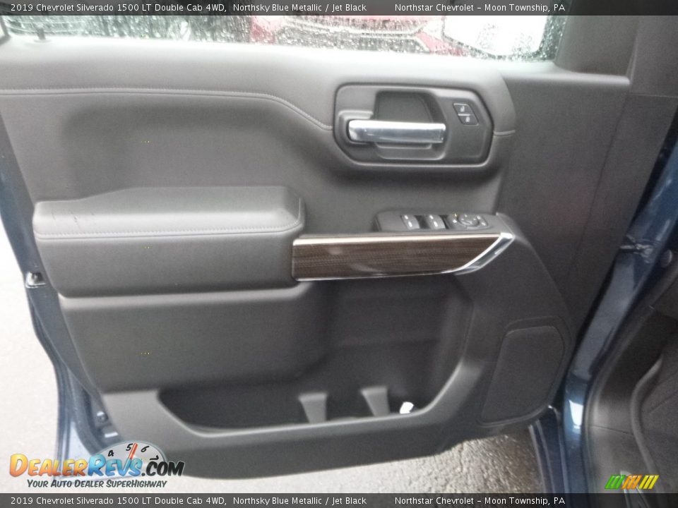 2019 Chevrolet Silverado 1500 LT Double Cab 4WD Northsky Blue Metallic / Jet Black Photo #14