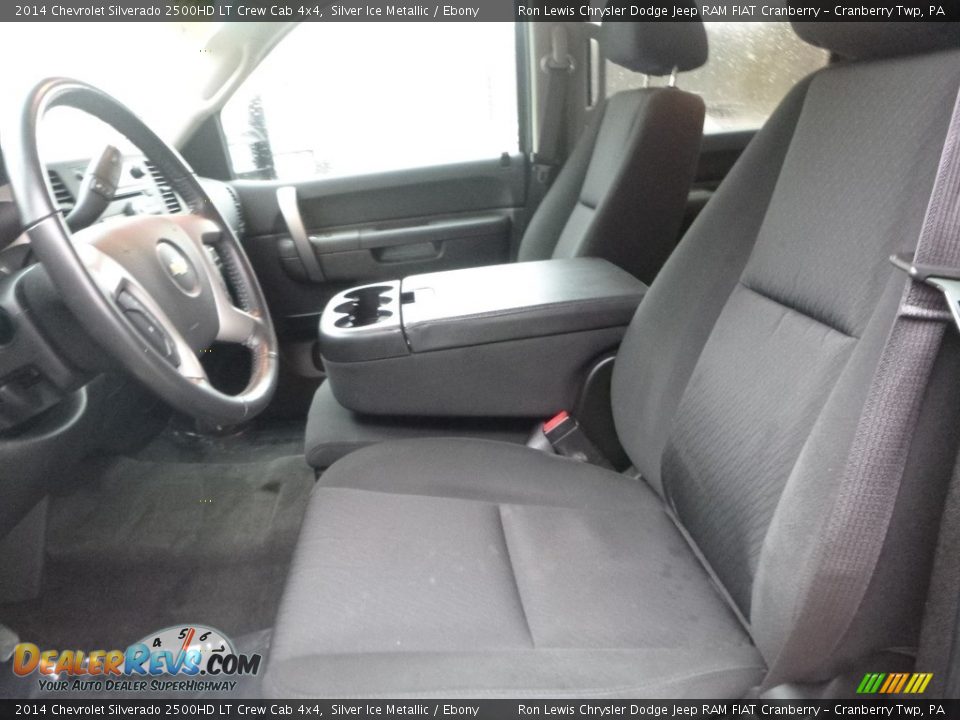 2014 Chevrolet Silverado 2500HD LT Crew Cab 4x4 Silver Ice Metallic / Ebony Photo #14