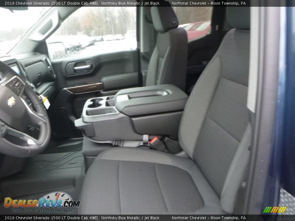2019 Chevrolet Silverado 1500 LT Double Cab 4WD Northsky Blue Metallic / Jet Black Photo #15