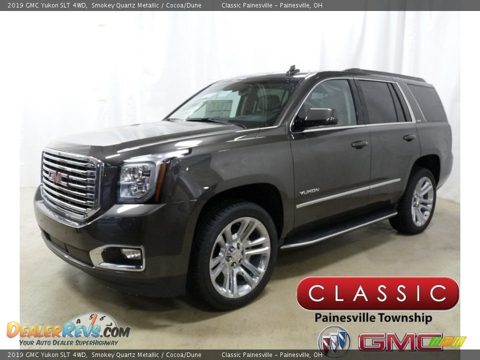 2019 GMC Yukon SLT 4WD Smokey Quartz Metallic / Cocoa/Dune Photo #1