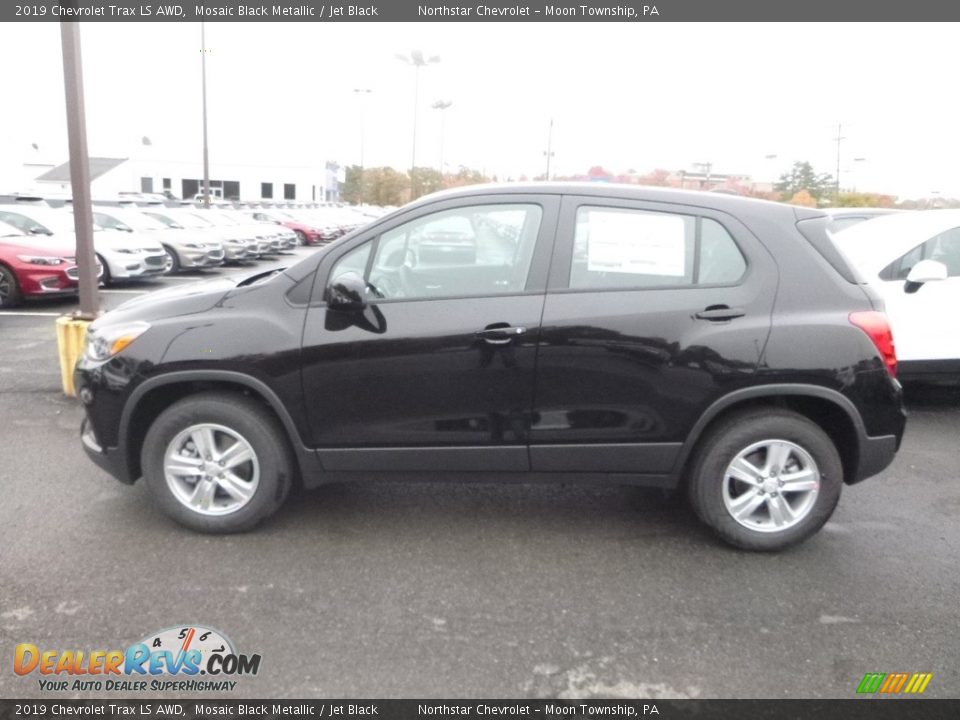 2019 Chevrolet Trax LS AWD Mosaic Black Metallic / Jet Black Photo #2