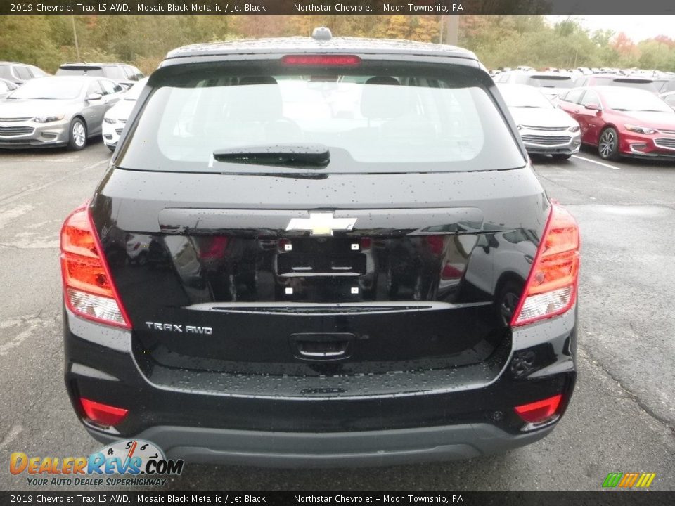 2019 Chevrolet Trax LS AWD Mosaic Black Metallic / Jet Black Photo #4