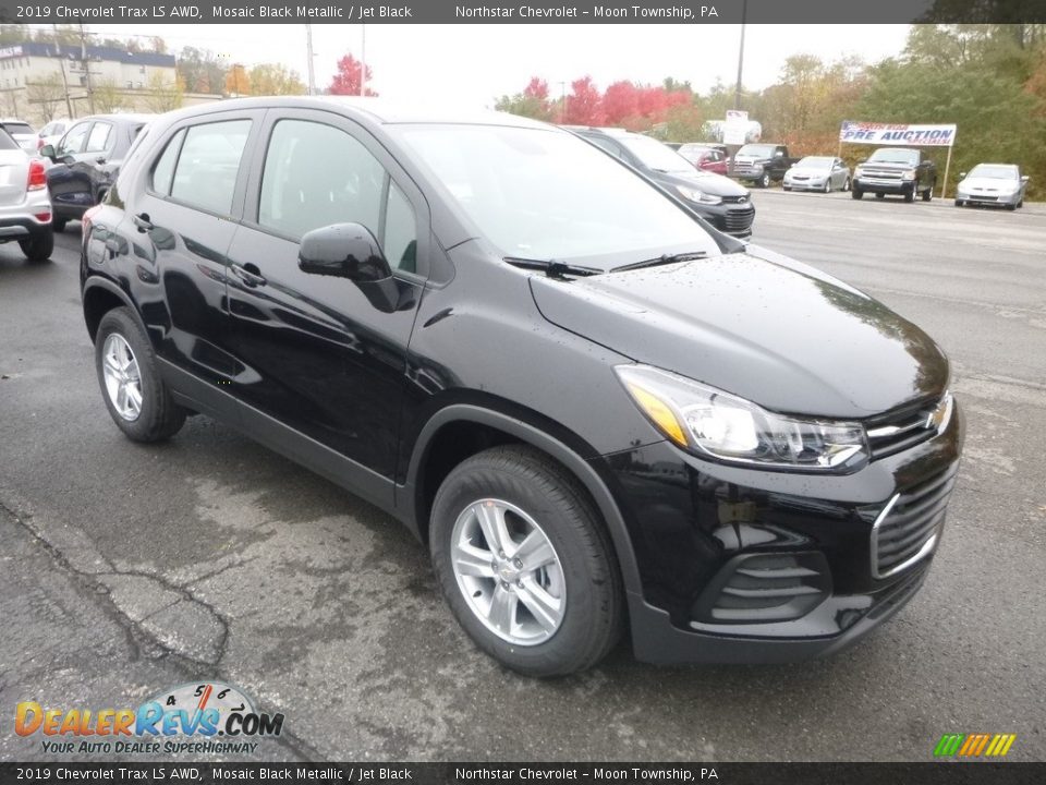 2019 Chevrolet Trax LS AWD Mosaic Black Metallic / Jet Black Photo #7