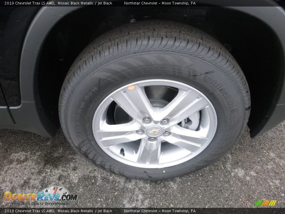 2019 Chevrolet Trax LS AWD Mosaic Black Metallic / Jet Black Photo #9