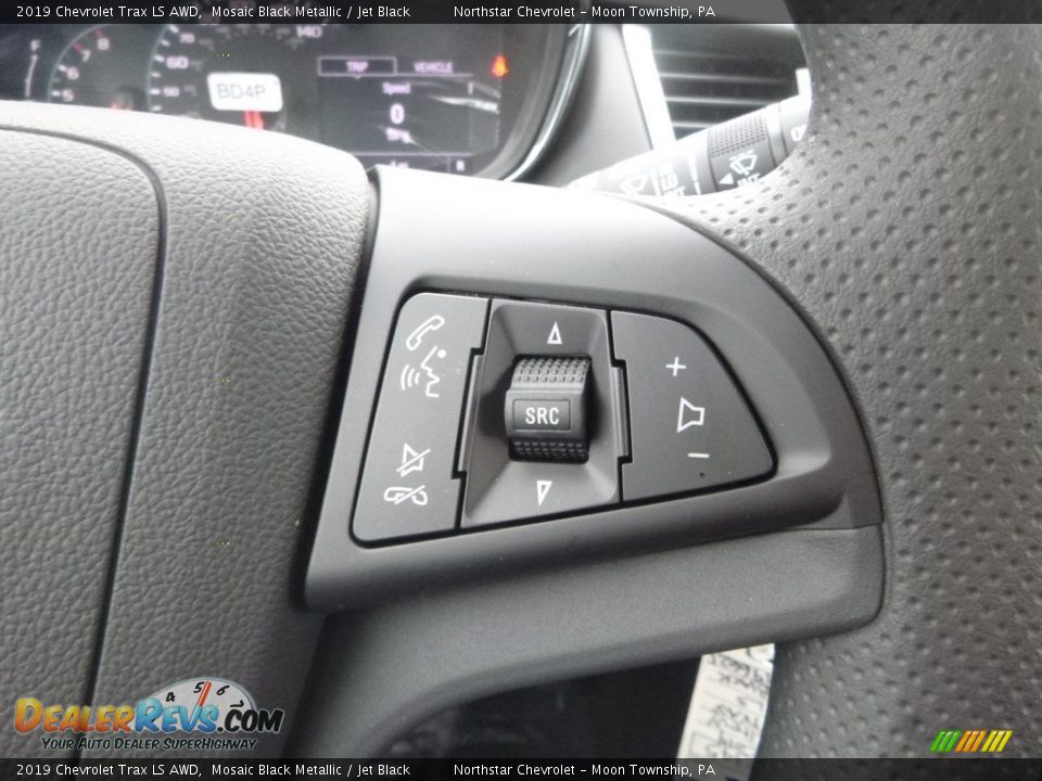 2019 Chevrolet Trax LS AWD Mosaic Black Metallic / Jet Black Photo #19