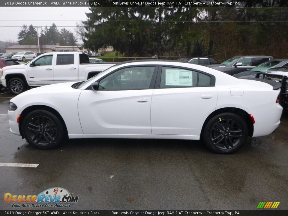 2019 Dodge Charger SXT AWD White Knuckle / Black Photo #2