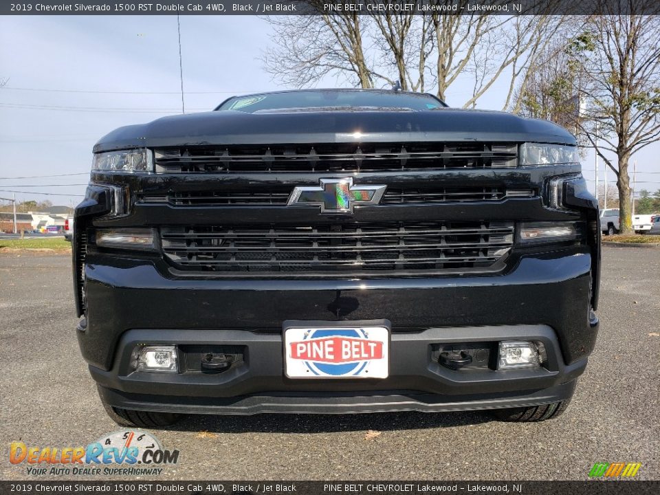 2019 Chevrolet Silverado 1500 RST Double Cab 4WD Black / Jet Black Photo #2