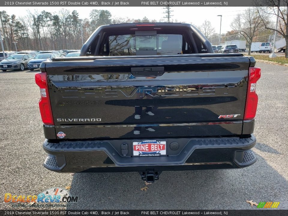 2019 Chevrolet Silverado 1500 RST Double Cab 4WD Black / Jet Black Photo #5