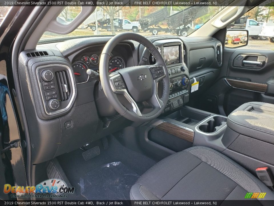 2019 Chevrolet Silverado 1500 RST Double Cab 4WD Black / Jet Black Photo #7