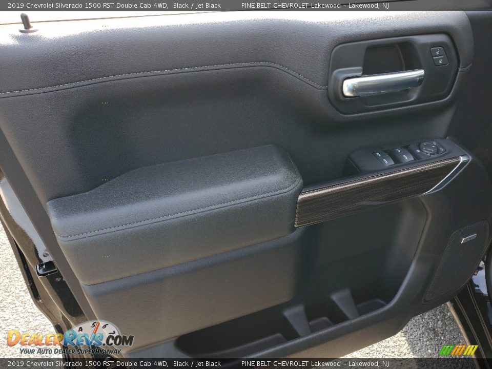 2019 Chevrolet Silverado 1500 RST Double Cab 4WD Black / Jet Black Photo #8