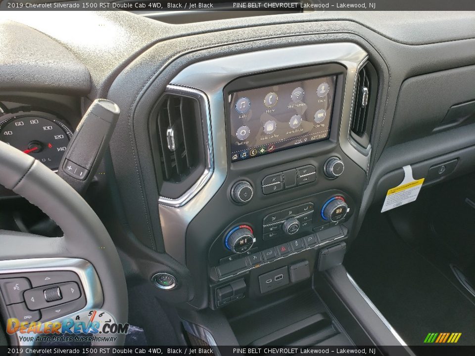 2019 Chevrolet Silverado 1500 RST Double Cab 4WD Black / Jet Black Photo #10