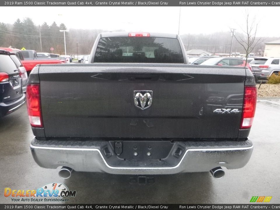 2019 Ram 1500 Classic Tradesman Quad Cab 4x4 Granite Crystal Metallic / Black/Diesel Gray Photo #3