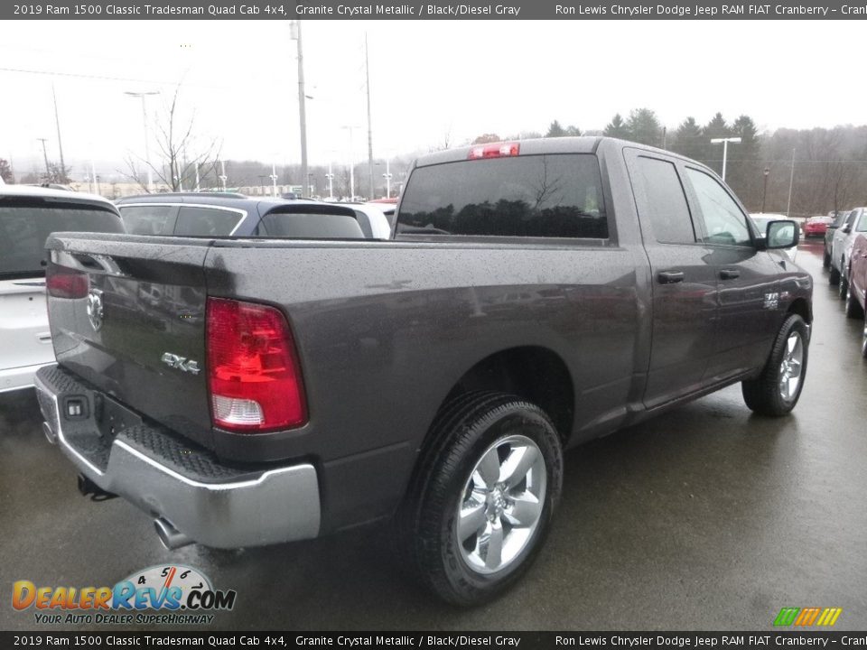 2019 Ram 1500 Classic Tradesman Quad Cab 4x4 Granite Crystal Metallic / Black/Diesel Gray Photo #4
