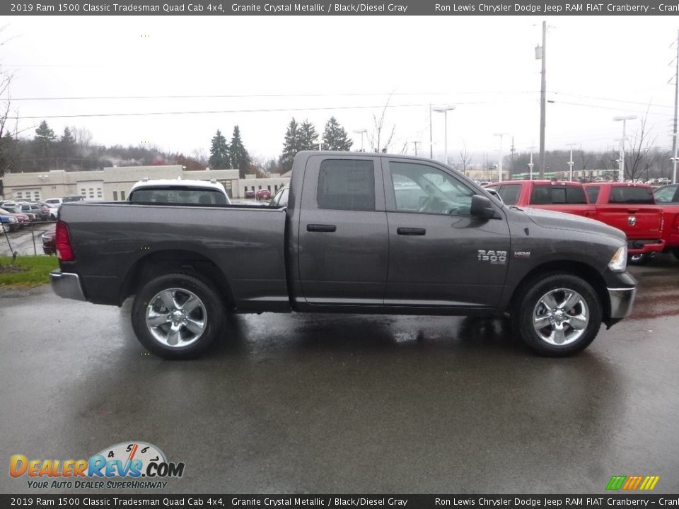 2019 Ram 1500 Classic Tradesman Quad Cab 4x4 Granite Crystal Metallic / Black/Diesel Gray Photo #5