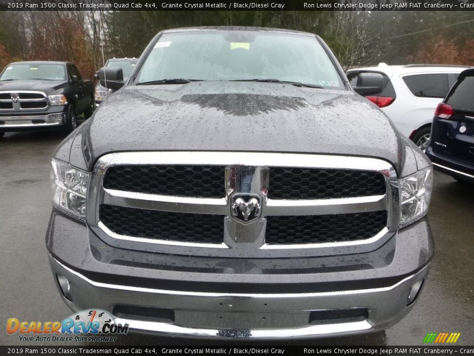 2019 Ram 1500 Classic Tradesman Quad Cab 4x4 Granite Crystal Metallic / Black/Diesel Gray Photo #7