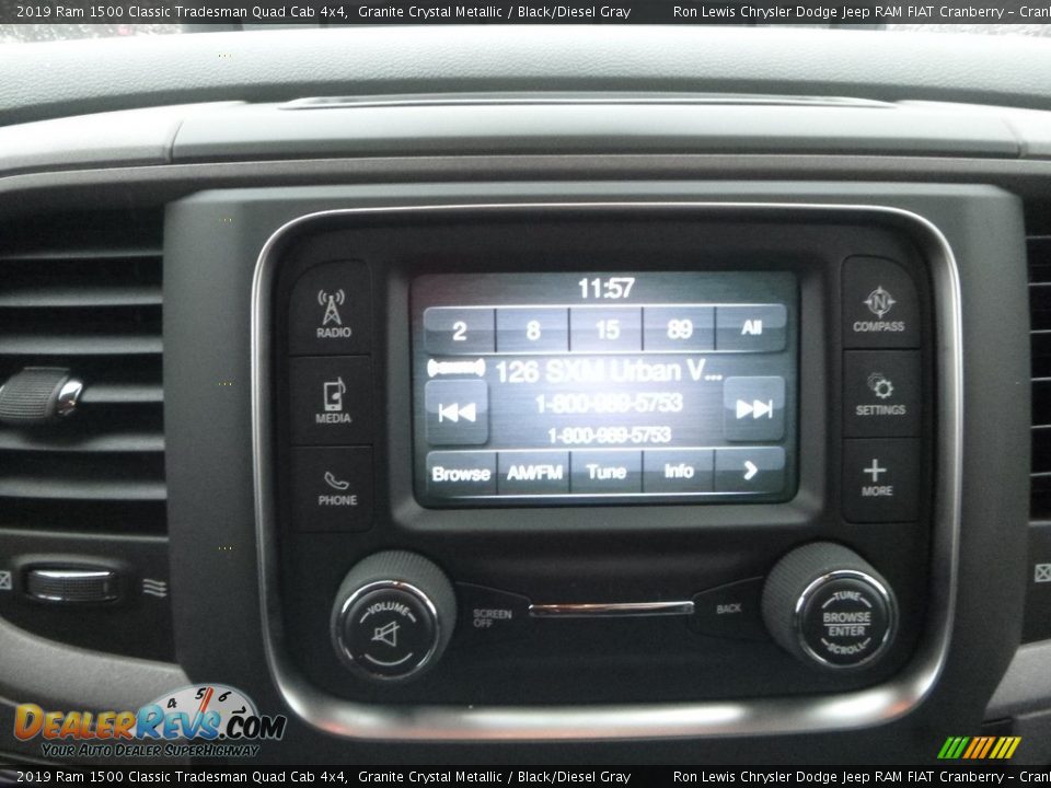 2019 Ram 1500 Classic Tradesman Quad Cab 4x4 Granite Crystal Metallic / Black/Diesel Gray Photo #16