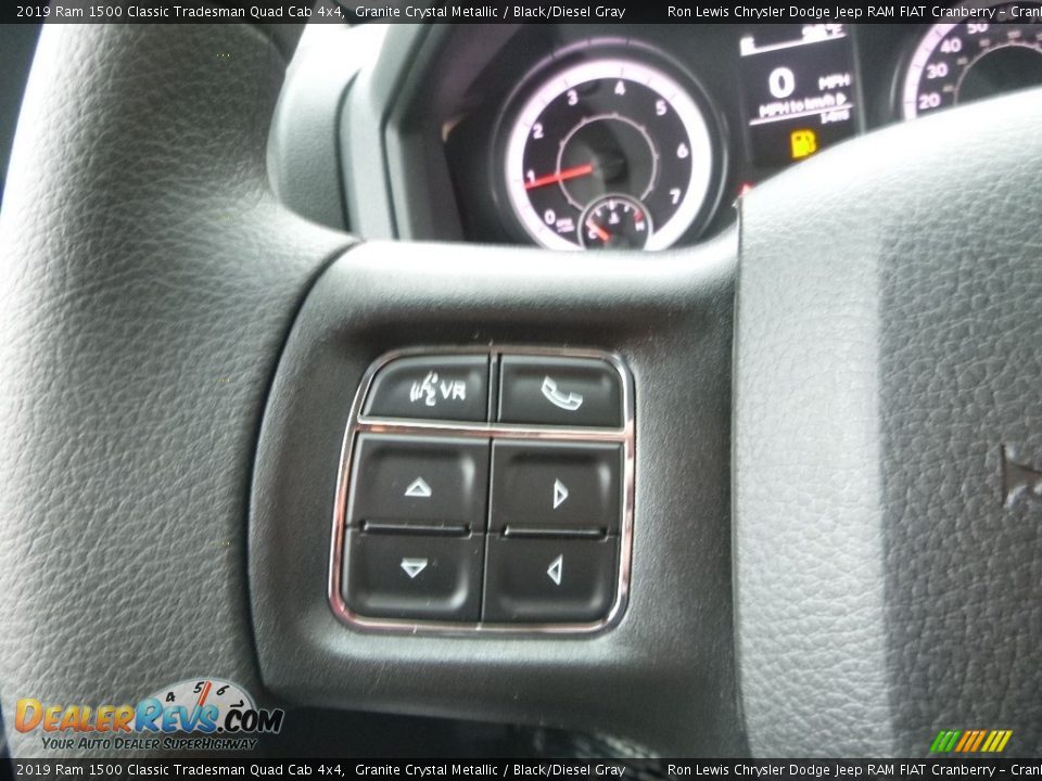 2019 Ram 1500 Classic Tradesman Quad Cab 4x4 Granite Crystal Metallic / Black/Diesel Gray Photo #19