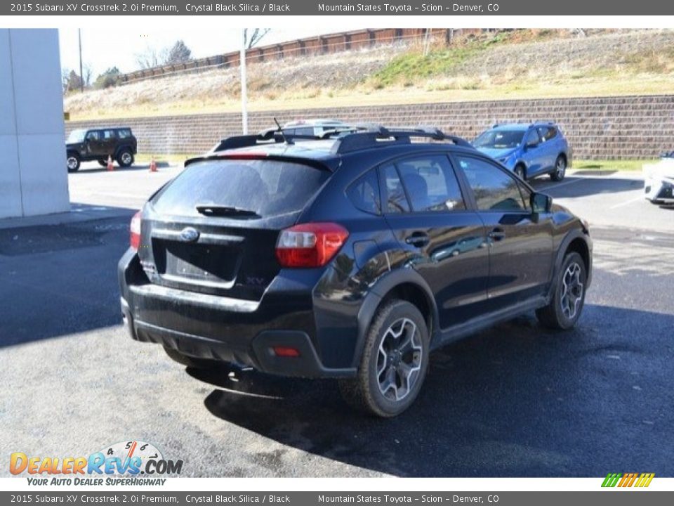 2015 Subaru XV Crosstrek 2.0i Premium Crystal Black Silica / Black Photo #6