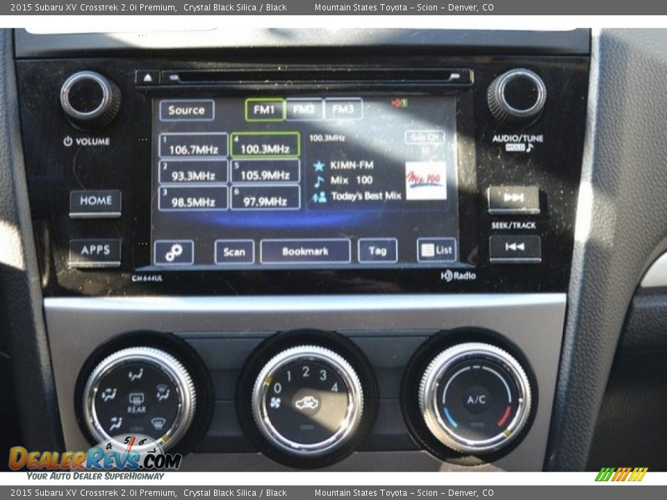 2015 Subaru XV Crosstrek 2.0i Premium Crystal Black Silica / Black Photo #11