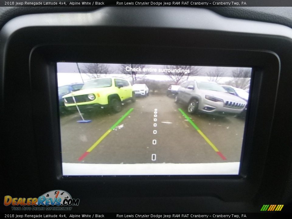 2018 Jeep Renegade Latitude 4x4 Alpine White / Black Photo #17