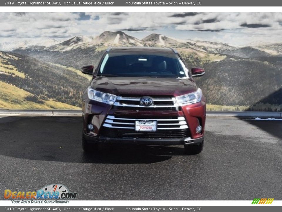 2019 Toyota Highlander SE AWD Ooh La La Rouge Mica / Black Photo #2