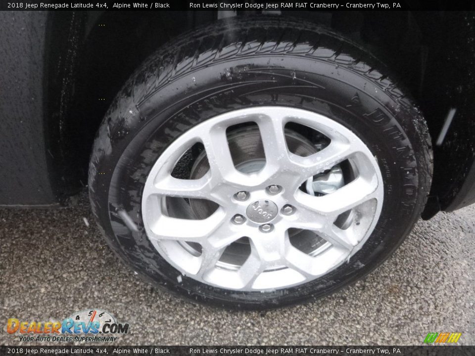 2018 Jeep Renegade Latitude 4x4 Alpine White / Black Photo #9
