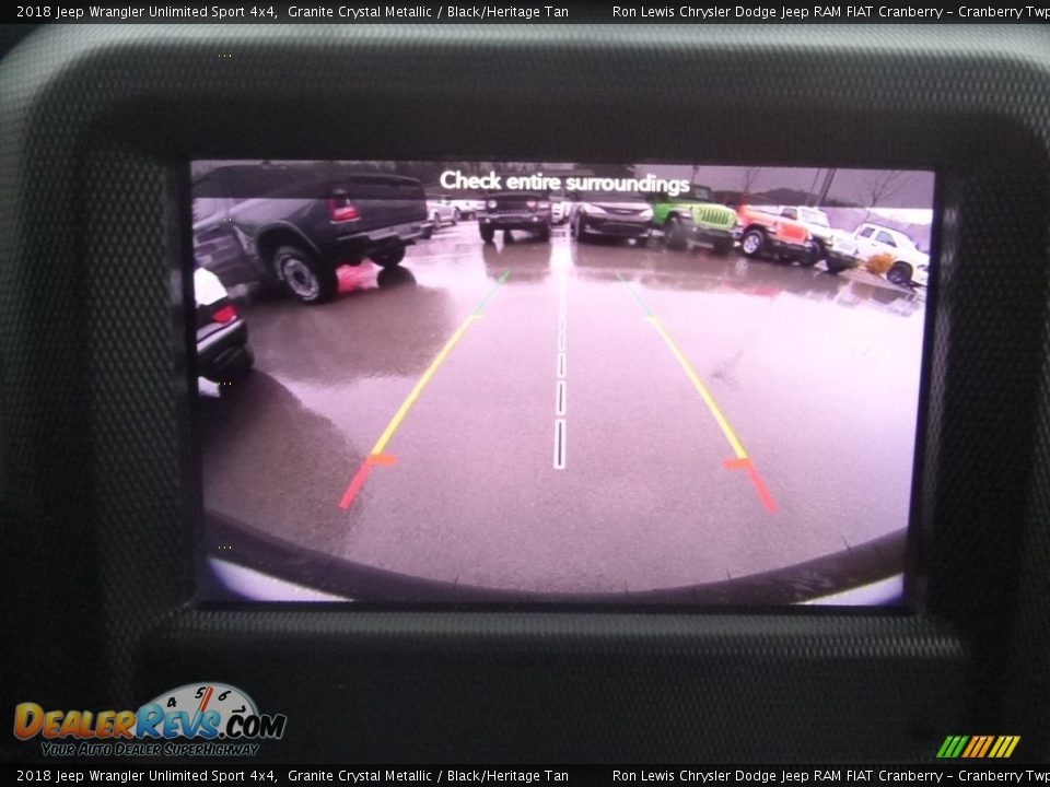 2018 Jeep Wrangler Unlimited Sport 4x4 Granite Crystal Metallic / Black/Heritage Tan Photo #16