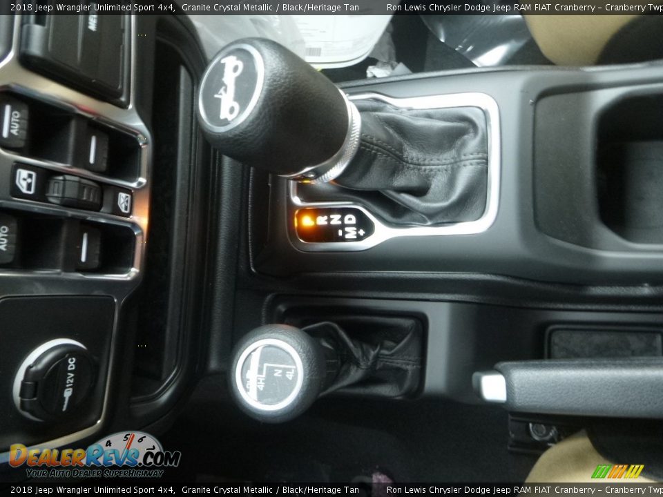 2018 Jeep Wrangler Unlimited Sport 4x4 Granite Crystal Metallic / Black/Heritage Tan Photo #20