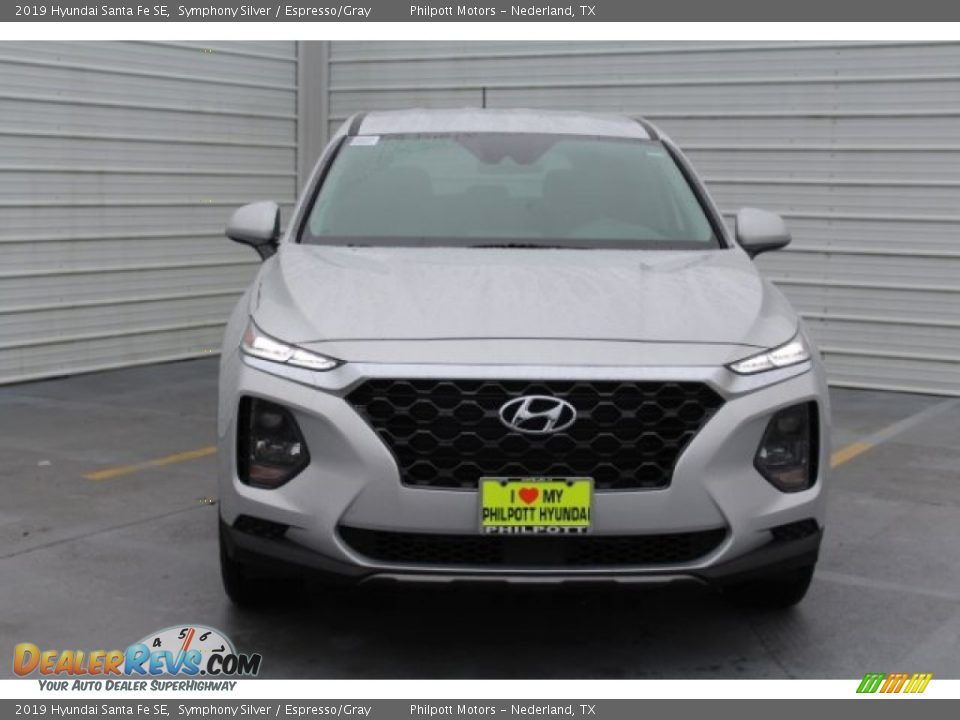 2019 Hyundai Santa Fe SE Symphony Silver / Espresso/Gray Photo #3