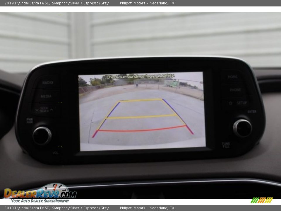 2019 Hyundai Santa Fe SE Symphony Silver / Espresso/Gray Photo #11