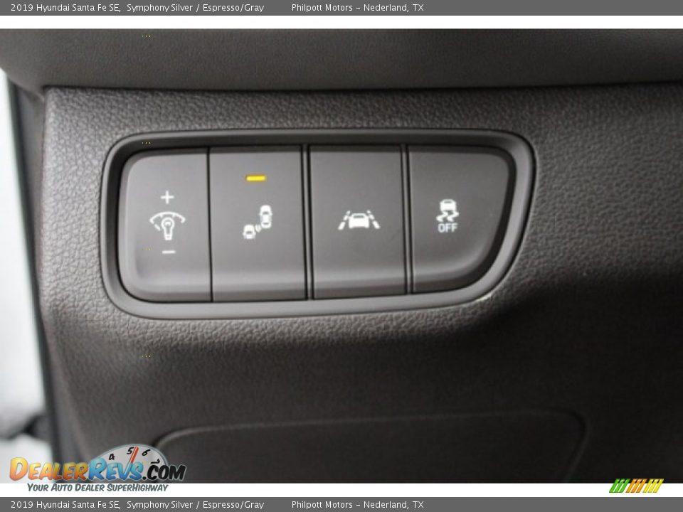 2019 Hyundai Santa Fe SE Symphony Silver / Espresso/Gray Photo #15
