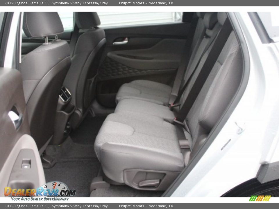 2019 Hyundai Santa Fe SE Symphony Silver / Espresso/Gray Photo #19