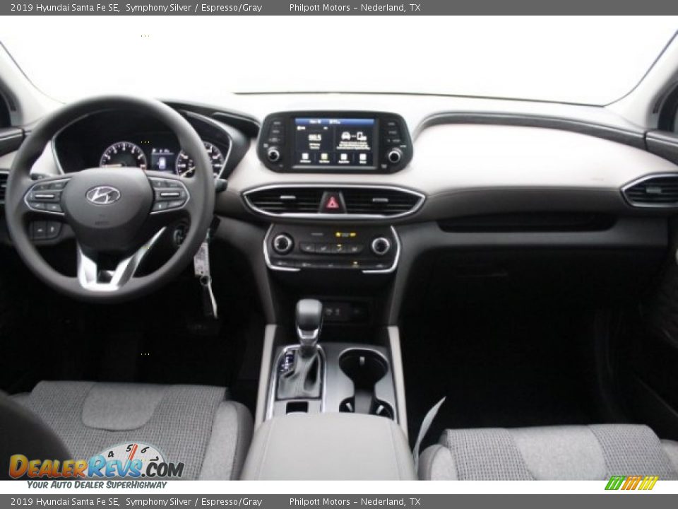 2019 Hyundai Santa Fe SE Symphony Silver / Espresso/Gray Photo #20