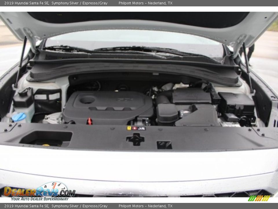 2019 Hyundai Santa Fe SE Symphony Silver / Espresso/Gray Photo #23