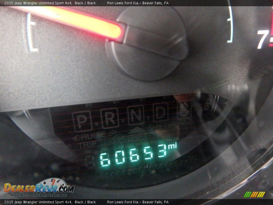 2015 Jeep Wrangler Unlimited Sport 4x4 Black / Black Photo #20