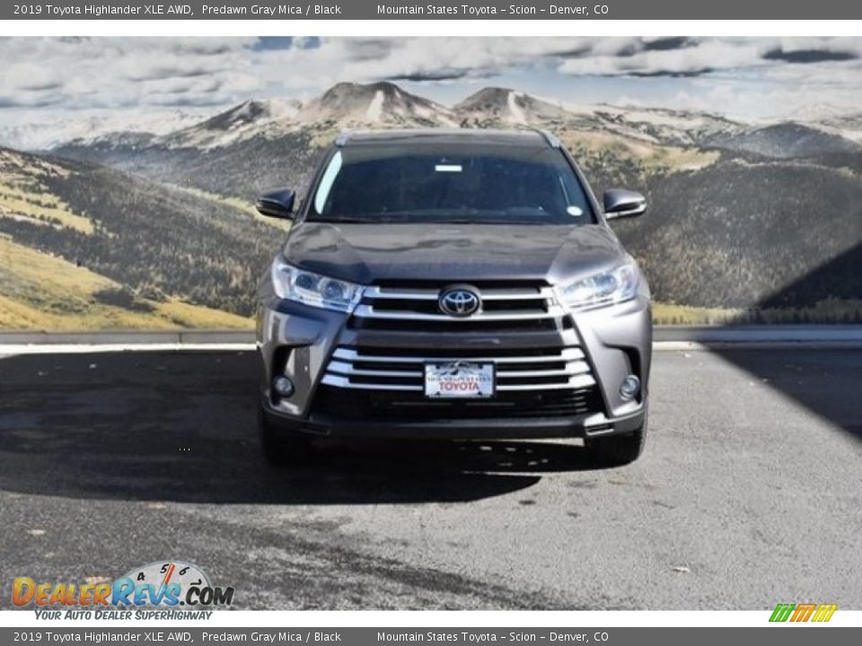 2019 Toyota Highlander XLE AWD Predawn Gray Mica / Black Photo #2