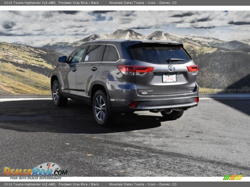 2019 Toyota Highlander XLE AWD Predawn Gray Mica / Black Photo #3