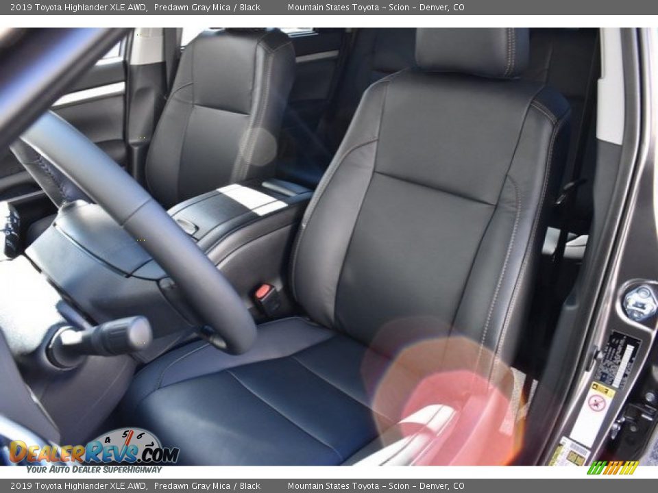 2019 Toyota Highlander XLE AWD Predawn Gray Mica / Black Photo #7