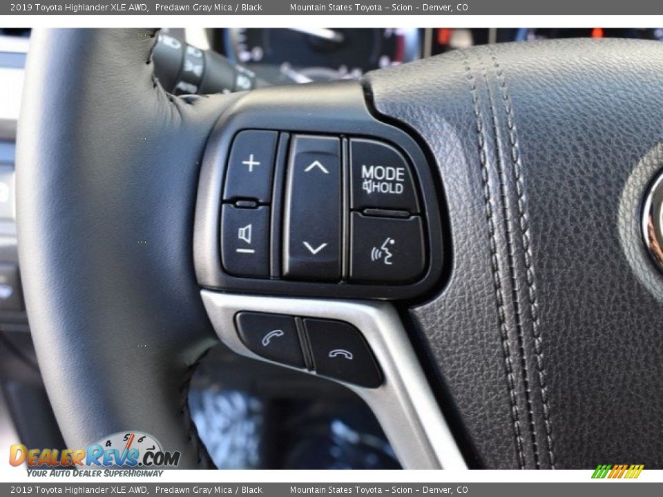 2019 Toyota Highlander XLE AWD Predawn Gray Mica / Black Photo #29