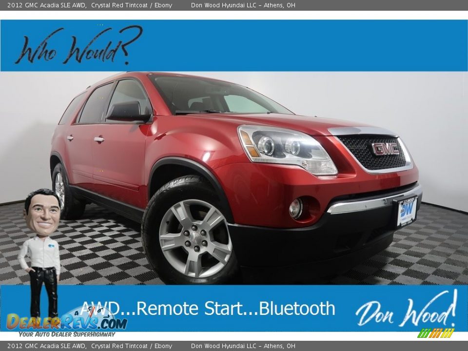 2012 GMC Acadia SLE AWD Crystal Red Tintcoat / Ebony Photo #1