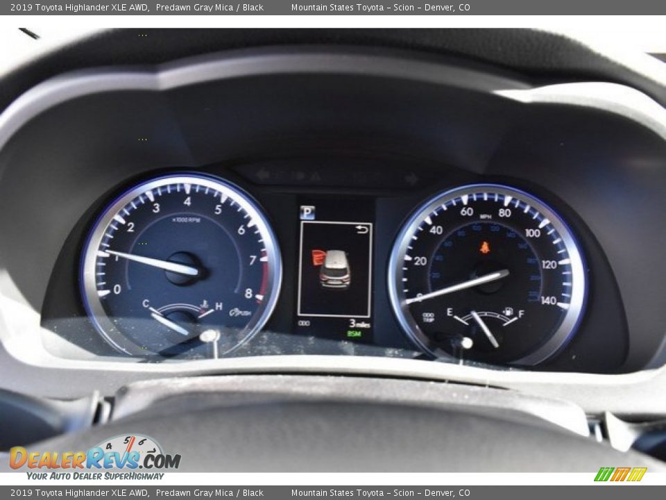 2019 Toyota Highlander XLE AWD Predawn Gray Mica / Black Photo #31