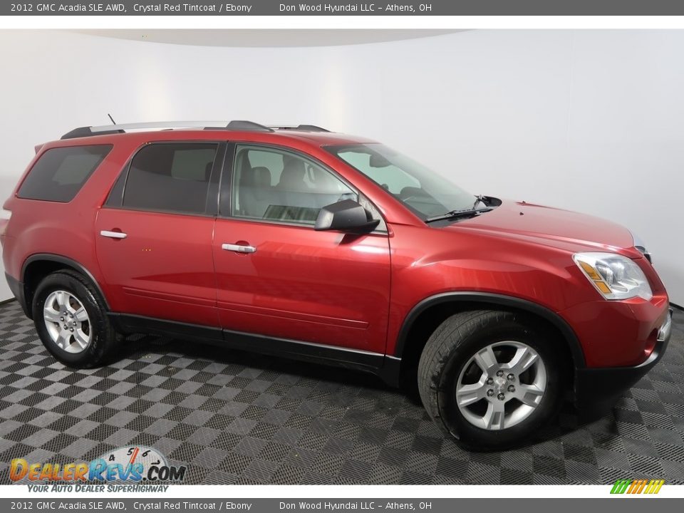 2012 GMC Acadia SLE AWD Crystal Red Tintcoat / Ebony Photo #4