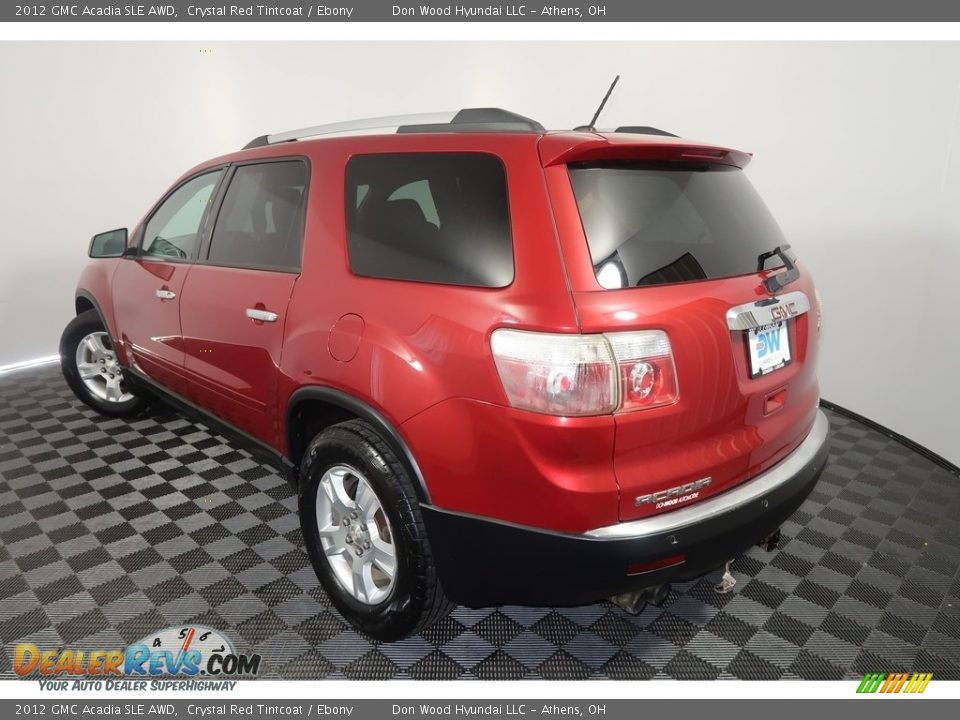 2012 GMC Acadia SLE AWD Crystal Red Tintcoat / Ebony Photo #10