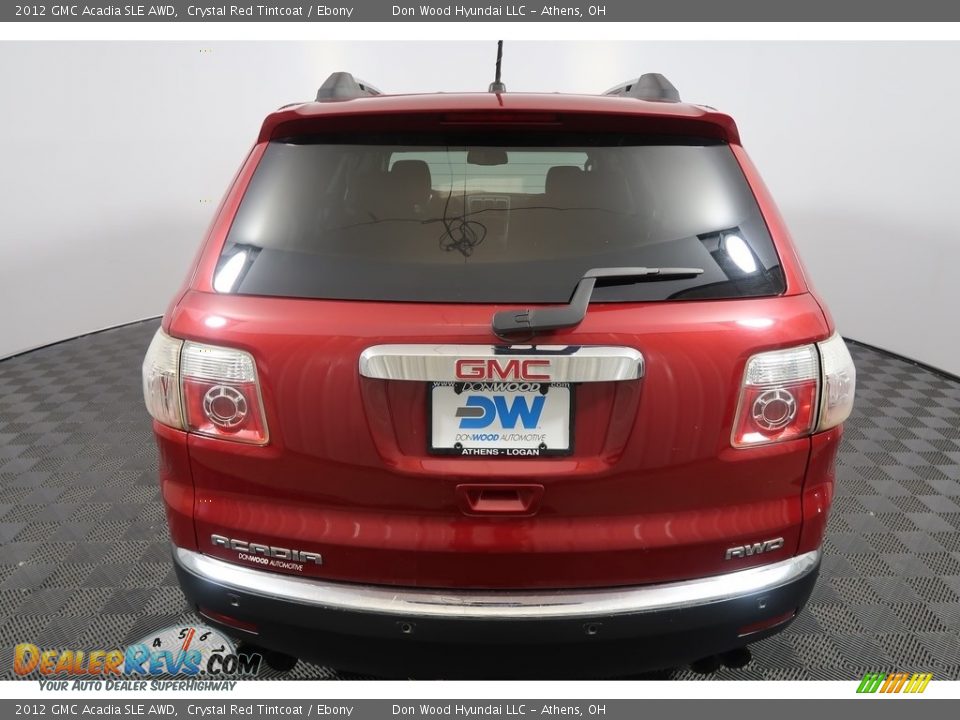 2012 GMC Acadia SLE AWD Crystal Red Tintcoat / Ebony Photo #11