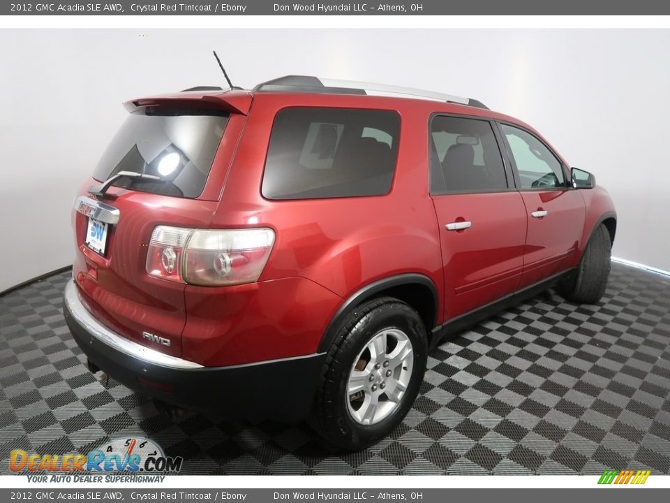 2012 GMC Acadia SLE AWD Crystal Red Tintcoat / Ebony Photo #12