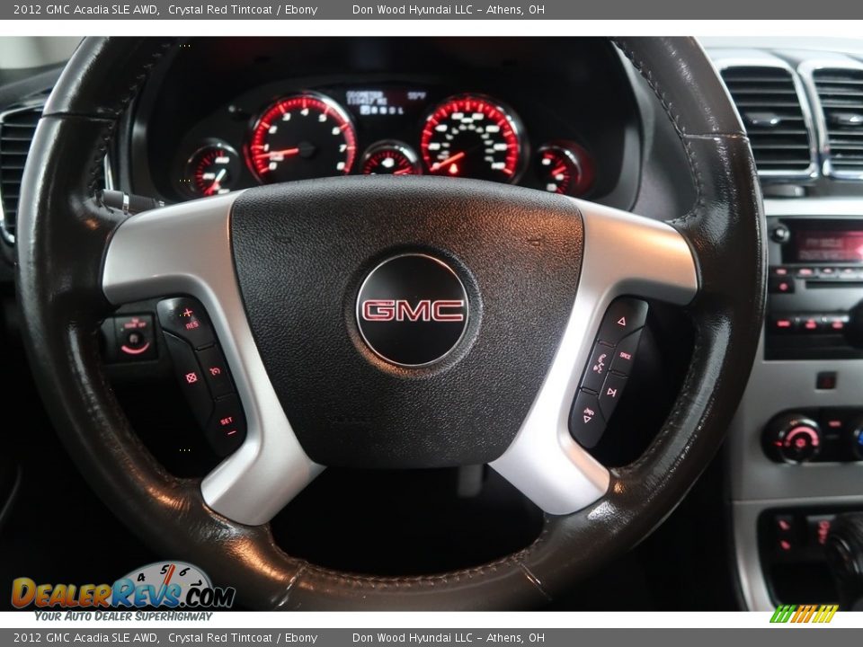 2012 GMC Acadia SLE AWD Crystal Red Tintcoat / Ebony Photo #18