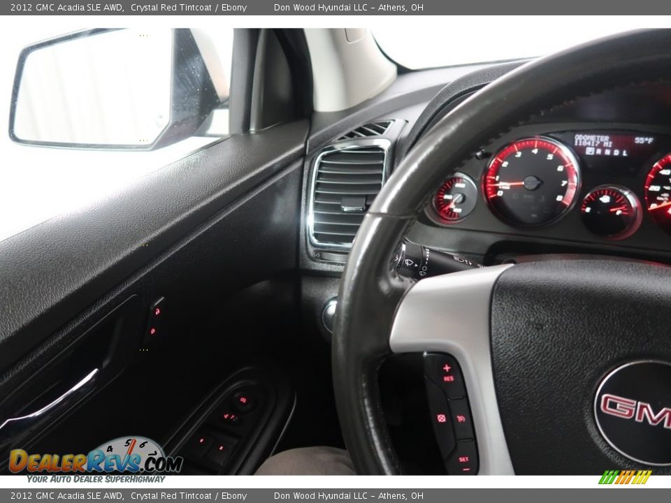 2012 GMC Acadia SLE AWD Crystal Red Tintcoat / Ebony Photo #19