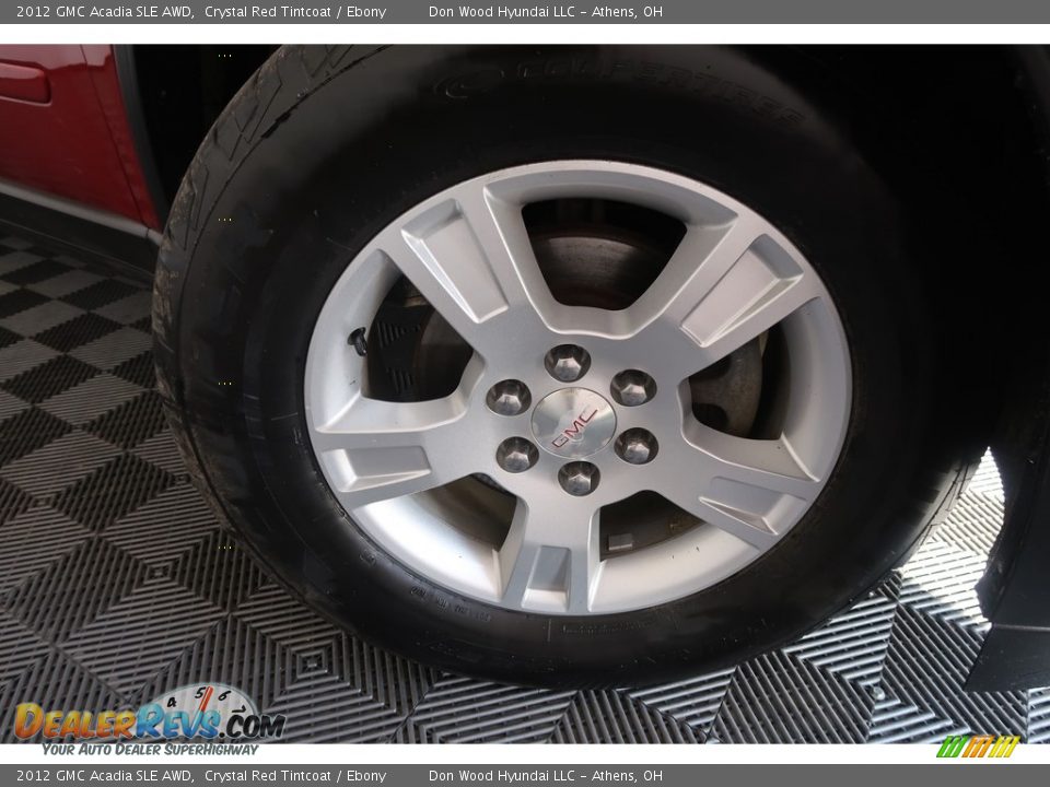 2012 GMC Acadia SLE AWD Crystal Red Tintcoat / Ebony Photo #29