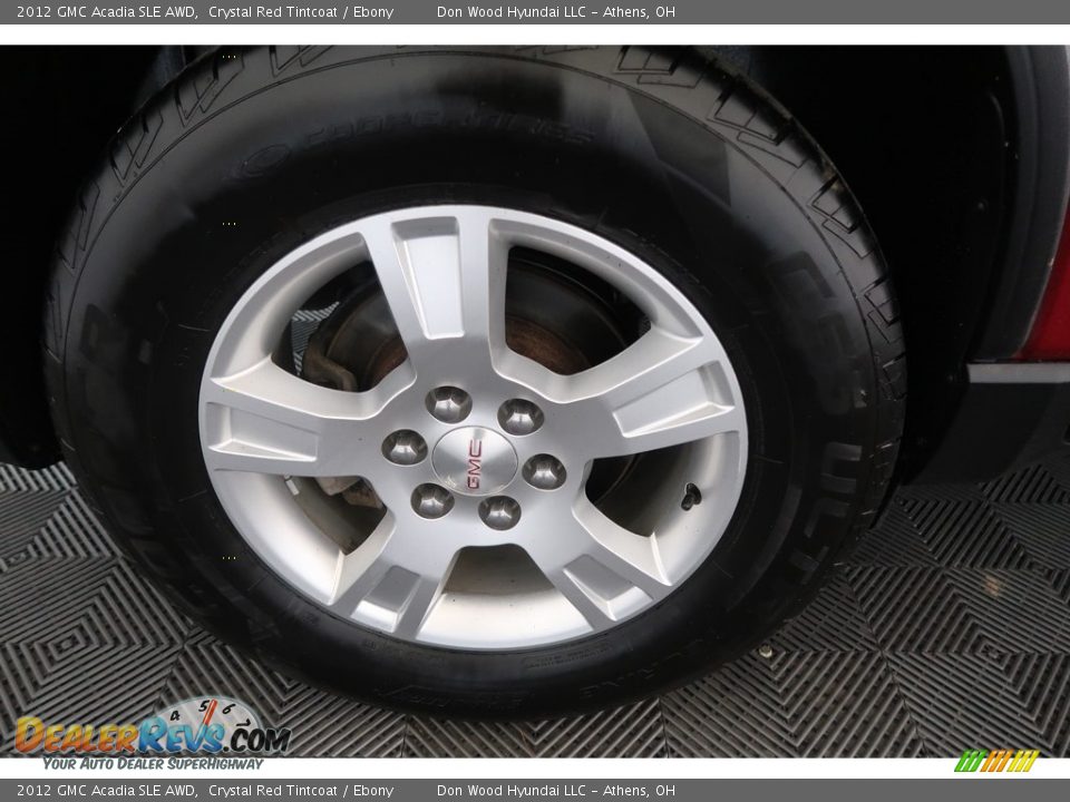 2012 GMC Acadia SLE AWD Crystal Red Tintcoat / Ebony Photo #30