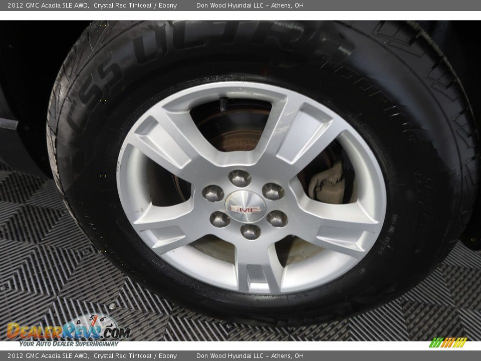 2012 GMC Acadia SLE AWD Crystal Red Tintcoat / Ebony Photo #31